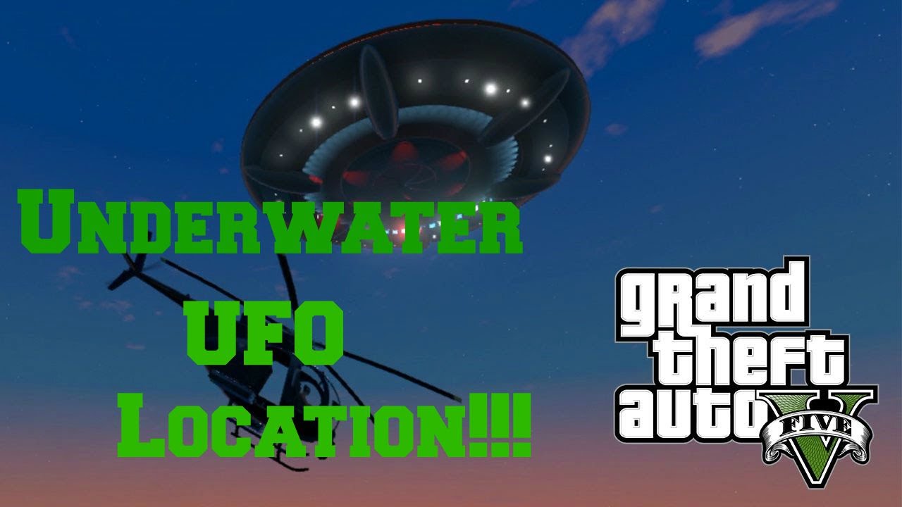 GTA 5 Online Underwater UFO Location!!! YouTube