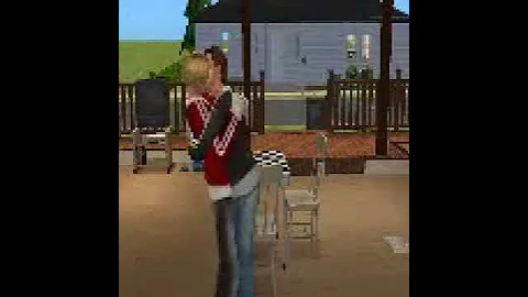 Sims 2- gay makeout
