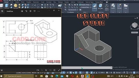 AutoCAD 3D Easy Practice Drawing | Beginner-Friendly Modeling tutorial 