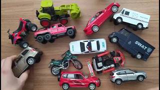 Die Cast Metal Scale Color Model Welly, Kinsmart, Maisto-Sedan, Tractor, Sports, Van, Motorcycle