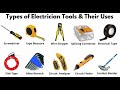 LIST OF 25 ESSENTIAL ELECTRICIAN TOOLS NAMES &amp; USES