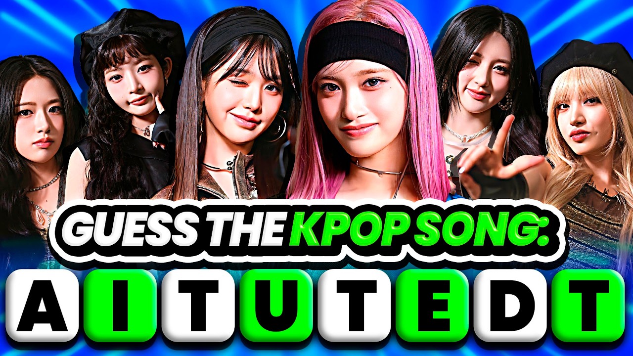 Guess the K-Pop Song by Scrambled Letters! 🔠✨ | KPOP QUIZ 2025