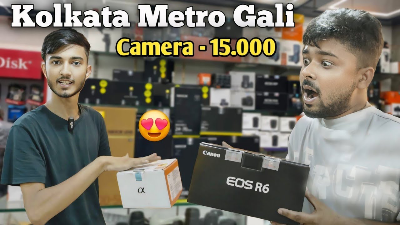 Kolkata Metro Gali Camera Market || Under 30 - 50 k Best Vlogging camera 📸 || EMi available 😱