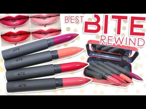 Video: Bite Beauty Torte Matte Crème Lip Crayon Revisión