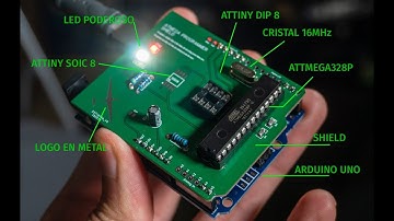 Shield para programar chips Atmega y Attiny con Arduino | JLCPCB