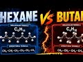 Butane vs Hexane Explained In 2 min.| Organic Chemistry Class 10 | Molecular Formula & Structure