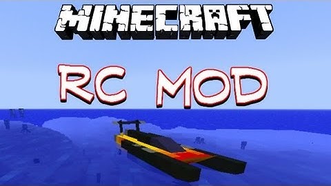 SPEED BOAT MOD! | Minecraft 1.7.2 Mods (Mod Showcase & Download)