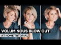 Voluminous blow out  at home tutorial