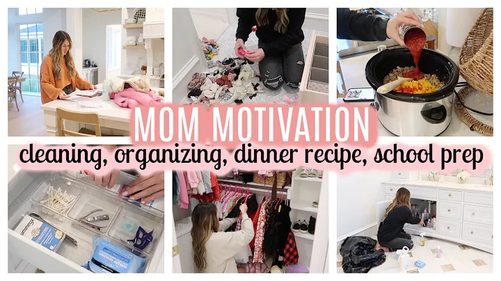 MOM MOTIVATION | CLEAN AND ORGANIZE WITH ME | Tara...