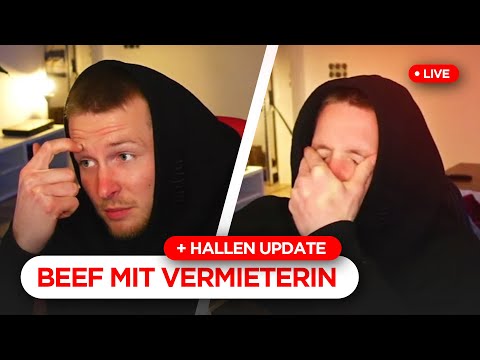 BEEF MIT CLUBHOUSE VERMIETERIN🤬😂 + HALLEN UPDATE🔥 | Maeximiliano Livestream Highlights