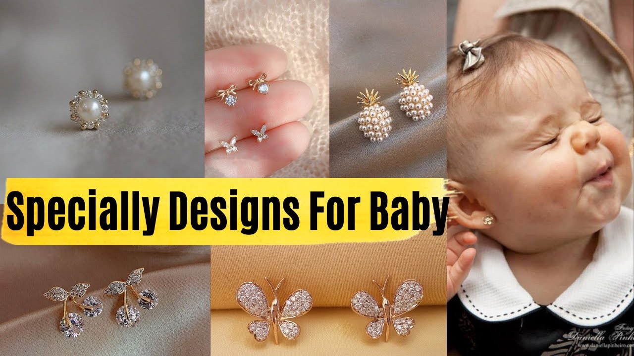 Jewelry Earrings for Babies. When choosing earrings for babies, it's… | by  Lala Rapchan | Medium