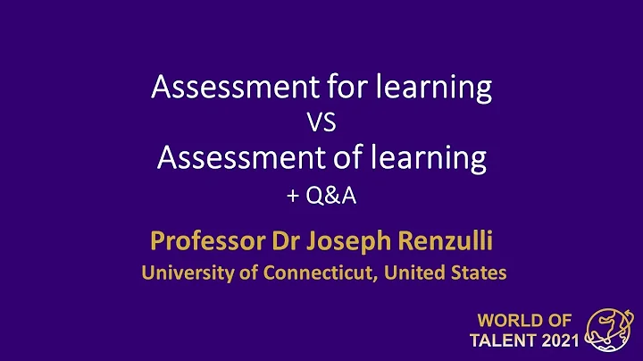 Assessment for learning VS Assessment of learning ...