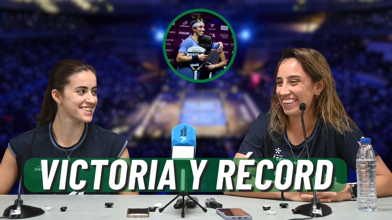CLAUDIA Y BEA HABLAN TRAS GANAR EL BARCELONA PREMIER PADEL FINALS