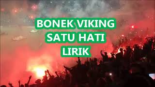 Lirik lagu Bonek viking satu hati