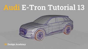 Advanced Autodesk Alias Tutorials - Audi E-Tron SUV 13