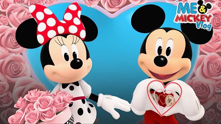 Mickey Mouse Makes a Valentine's Day Card for Minnie Mouse💞 | Me & Mickey | Vlog 90 |​ @disneyjr