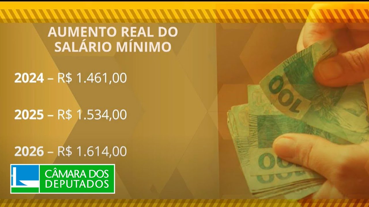 Aprovado aumento do salário mínimo e isenção do Imposto de Renda - 23/08/23