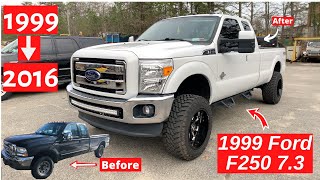 99-04 F250 SUPERDUTY Conversion To 2016 (Walk Around) by Wildin Garage 88,550 views 4 years ago 4 minutes, 31 seconds