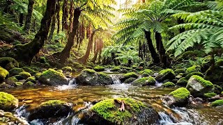 Fern Hollow | Mossy Woodland Stream — 1 Hour Relaxing Nature Ambience