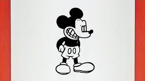 [FnF] Drawing Suicide MOUSE in the Friday Night Funkin Style