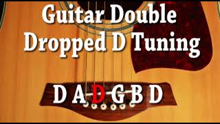 guitar double dropped d tuning d a d g b d