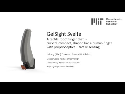 GelSight Svelte: Long, Curved, Human Finger-shaped Single-camera Tactile Robot Finger