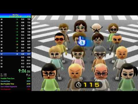 Wii Play - Find Mii Level 99 Speedrun in: 19:39 (World Record on: 08/20/20)...