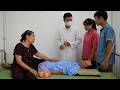Mr. Dai's wife felt remorse and went to the hospital to apologize to her husband.