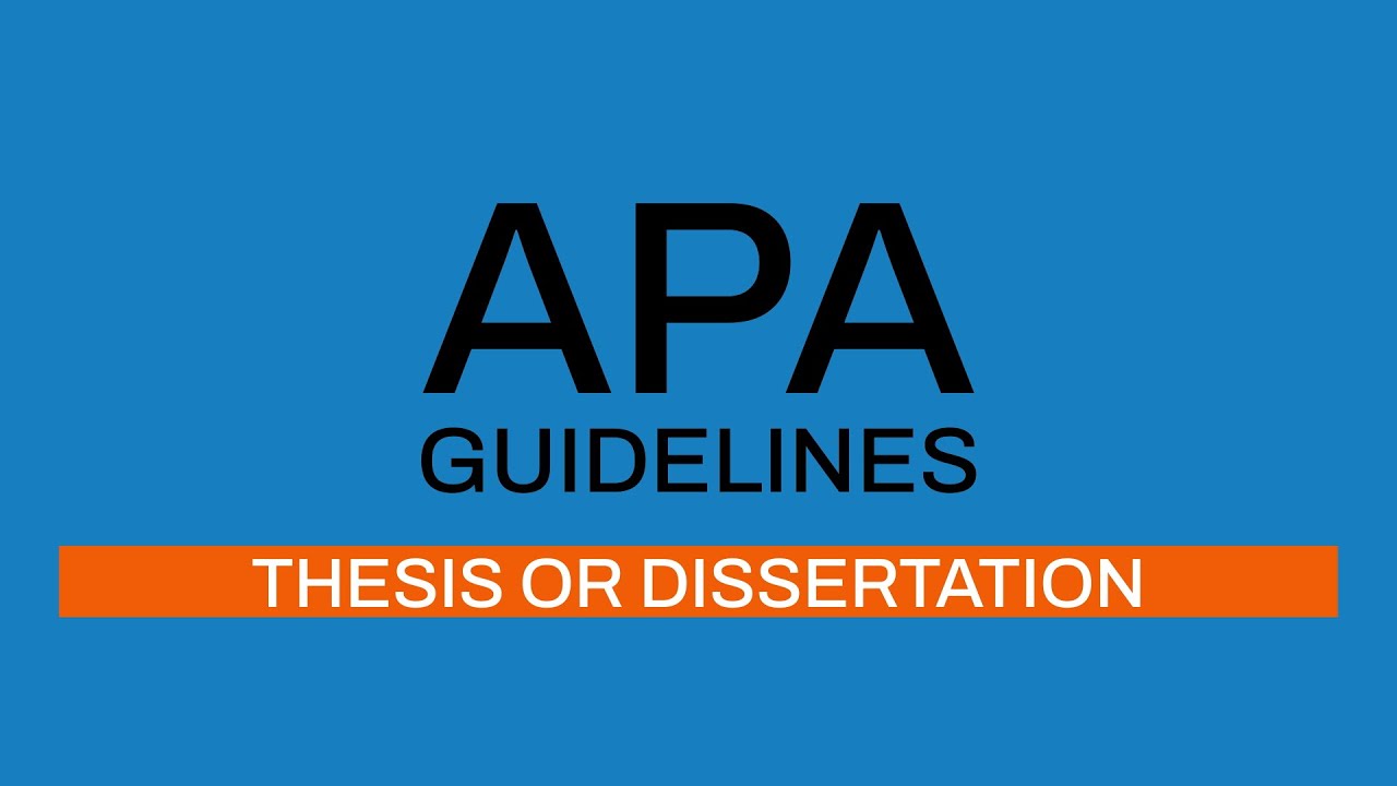 apa 7th edition for dissertation