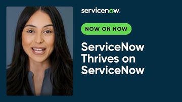 ServiceNow Thrives on ServiceNow