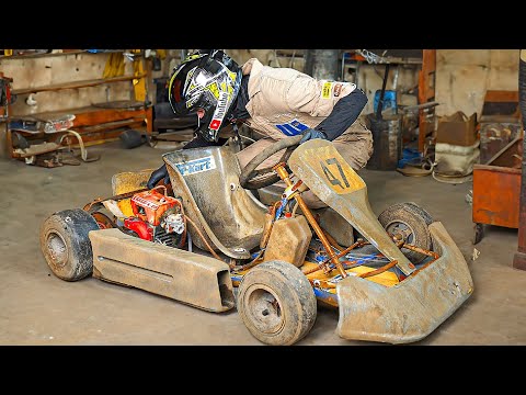 Restoration Abandoned Go Kart - Complete Process