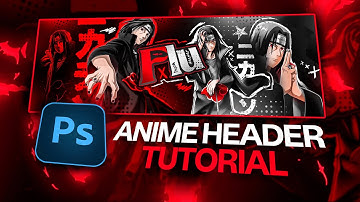 How To Make A CLEAN Anime Header/Banner In Photoshop! (FREE PSD)