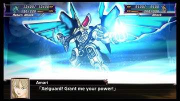 Super Robot Wars X - Xelguard (Amari) - All Attacks [English]
