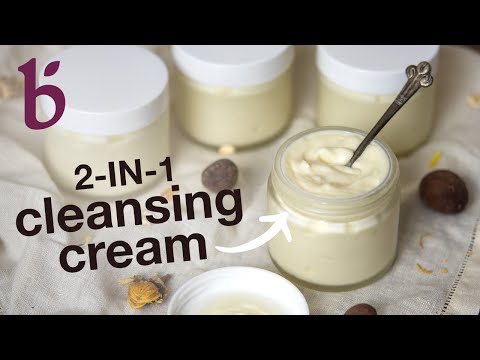 2-in-1 DIY Oat Shea Cleansing Cream | Lotion & Gentle Facial Cleanser
