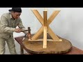 Amazing Plan Woodworking Projects Most Worth Watching - Outdoor Coffee Table From Broken Piece Wood