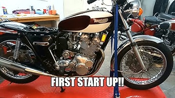 Triumph Trident T160 Rebuild. Part 107: First Start Up!