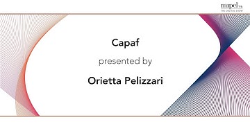 CAPAF presented by Orietta Pelizzari - interview to Giuliano Bonechi