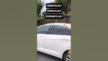 Practical Guide to Using Car Pillars as Markers #cardrivingtips #automobile #shorts