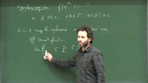 Prof. Olivier Guedon | Concentration inequalities for log-concave measures