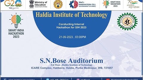 Smart India Hackathon: Internal hackathon@Haldia Institute of Technology(Day-1)