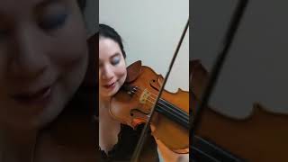 愛の挨拶がフレンチポップス『シェリーに口づけ』になります　shorts  アレンジ violincover mix violin