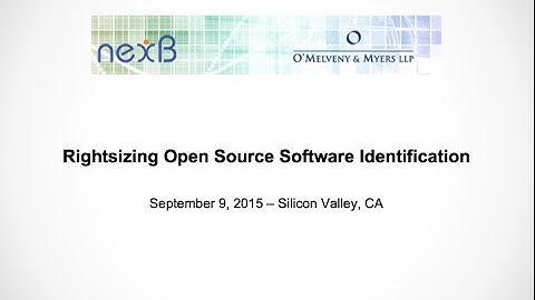 Rightsizing Open Source Software Identification