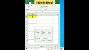 Table in Excel ll Excel Tips Tricks Forumals Shortcut Key #shorts #youtubeshorts #excel