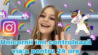 Unicorni de pe Instagram imi controlează viața pentru 24 de ore🦄