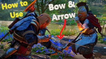 How do you use the bow and arrow in Assassin