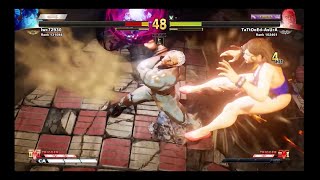 街霸5／快打旋風5／Street Fighter 5／SFV：Urien vs Chun-Li（2024/01/01）