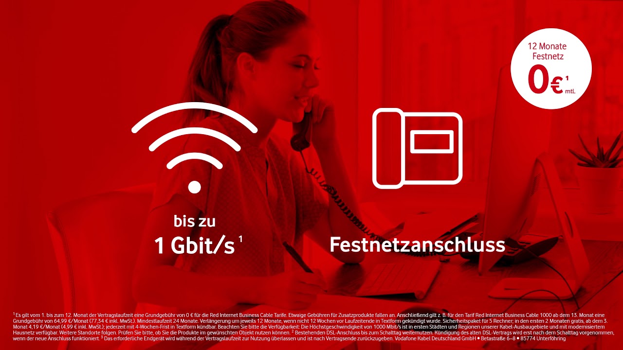 Vodafone Business Kabel-Highspeed - YouTube