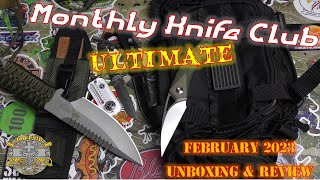 Monthly Knife Club Name Brand ULTIMATE Box!!! February 2023 Unboxing & Review