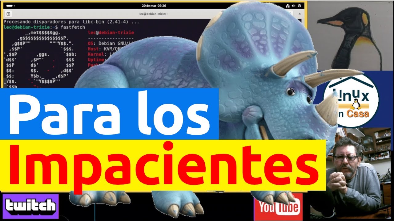 ¡Ya es hora de Probar LINUX DEBIAN 13 - TRIXIE! - YouTube