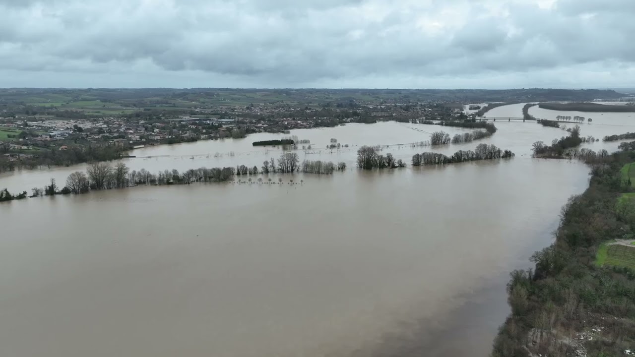 INONDATION SUD GIRONDE CADILLAC